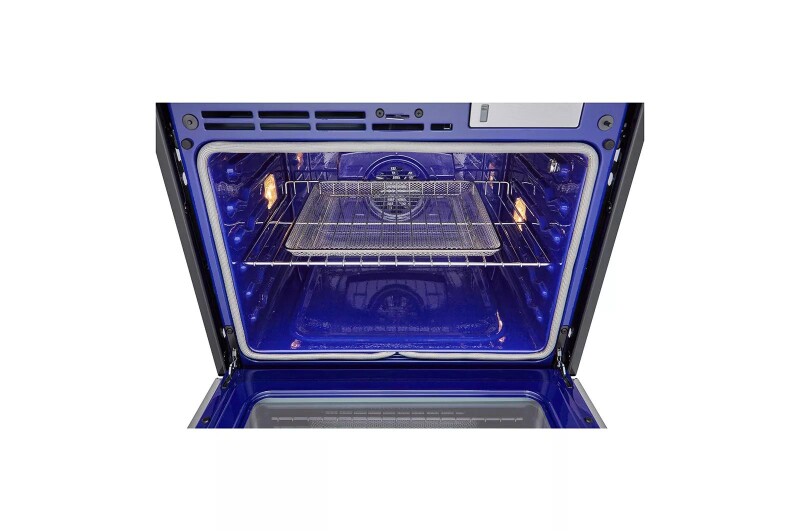 1.7/4.7 Cu. Ft. Smart Combination Wall Oven With Instaview®, True Convection, Air Fry, And Steam Sous Vide WCEP6427F