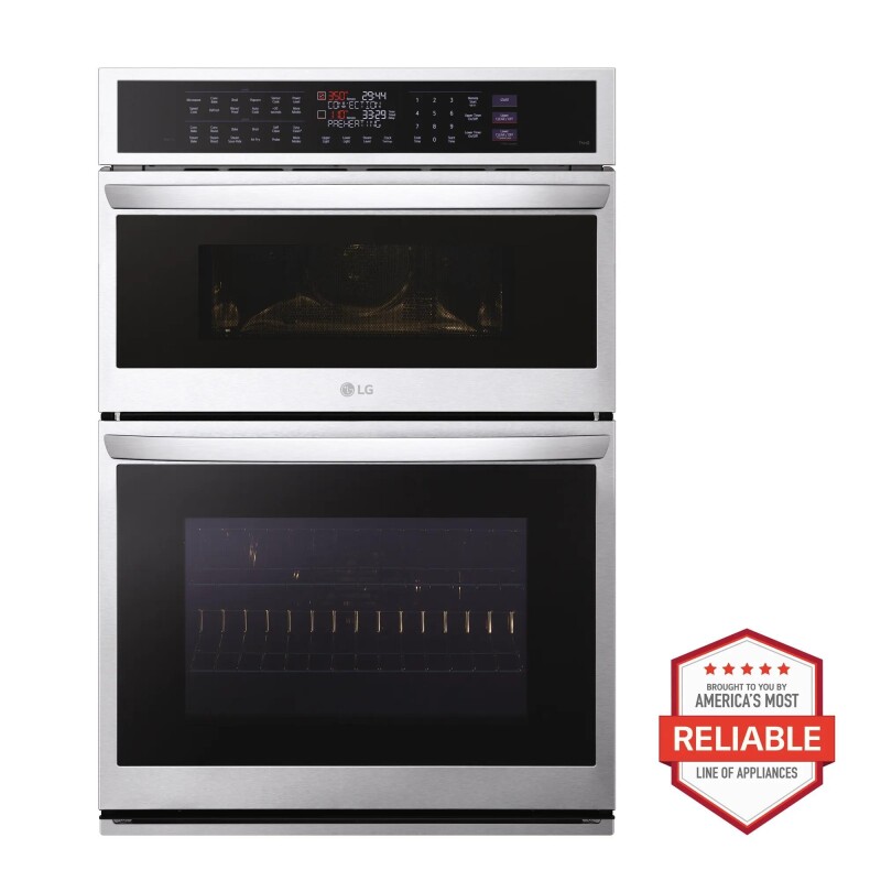 1.7/4.7 Cu. Ft. Smart Combination Wall Oven With Instaview®, True Convection, Air Fry, And Steam Sous Vide WCEP6427F
