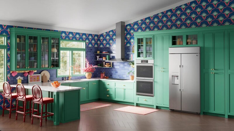 LG STUDIO 1.7/4.7 cu. ft. Combination Double Wall Oven with Air Fry WCES6428F