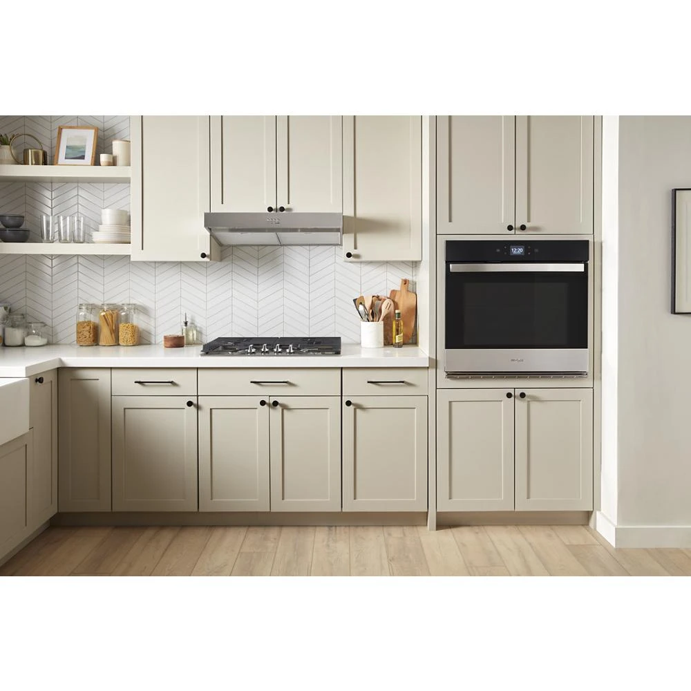 30-inch Gas Cooktop with EZ-2-Lift Hinged Cast-Iron Grates WCG55US0HS