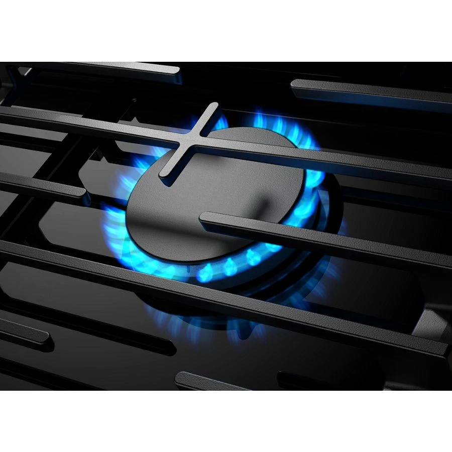30-inch Gas Cooktop with EZ-2-Lift™ Hinged Cast-Iron Grates WCGK5030PB