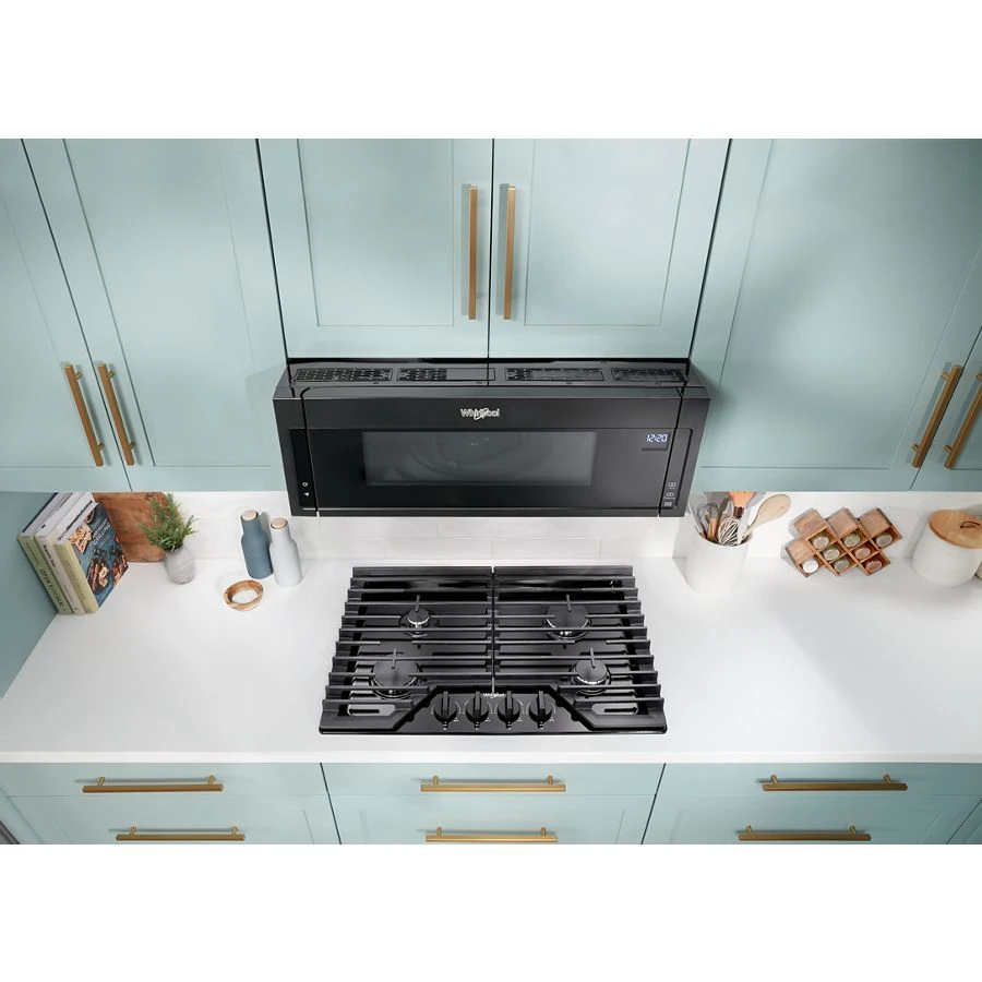 30-inch Gas Cooktop with EZ-2-Lift™ Hinged Cast-Iron Grates WCGK5030PB