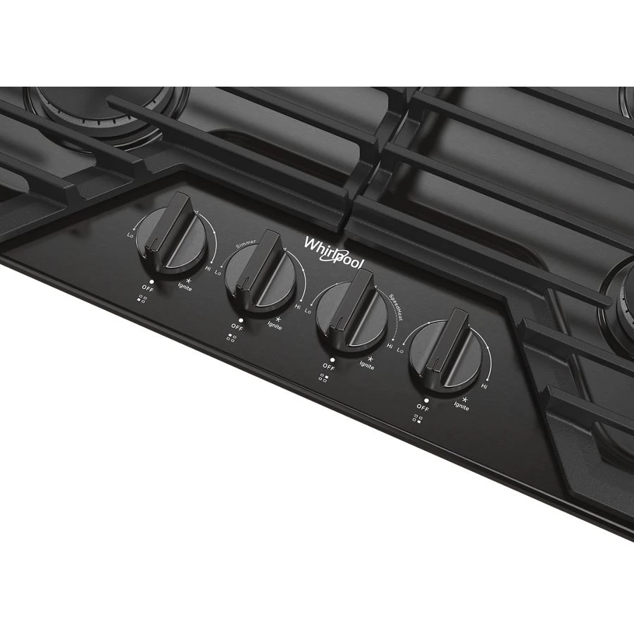 30-inch Gas Cooktop with EZ-2-Lift™ Hinged Cast-Iron Grates WCGK5030PV