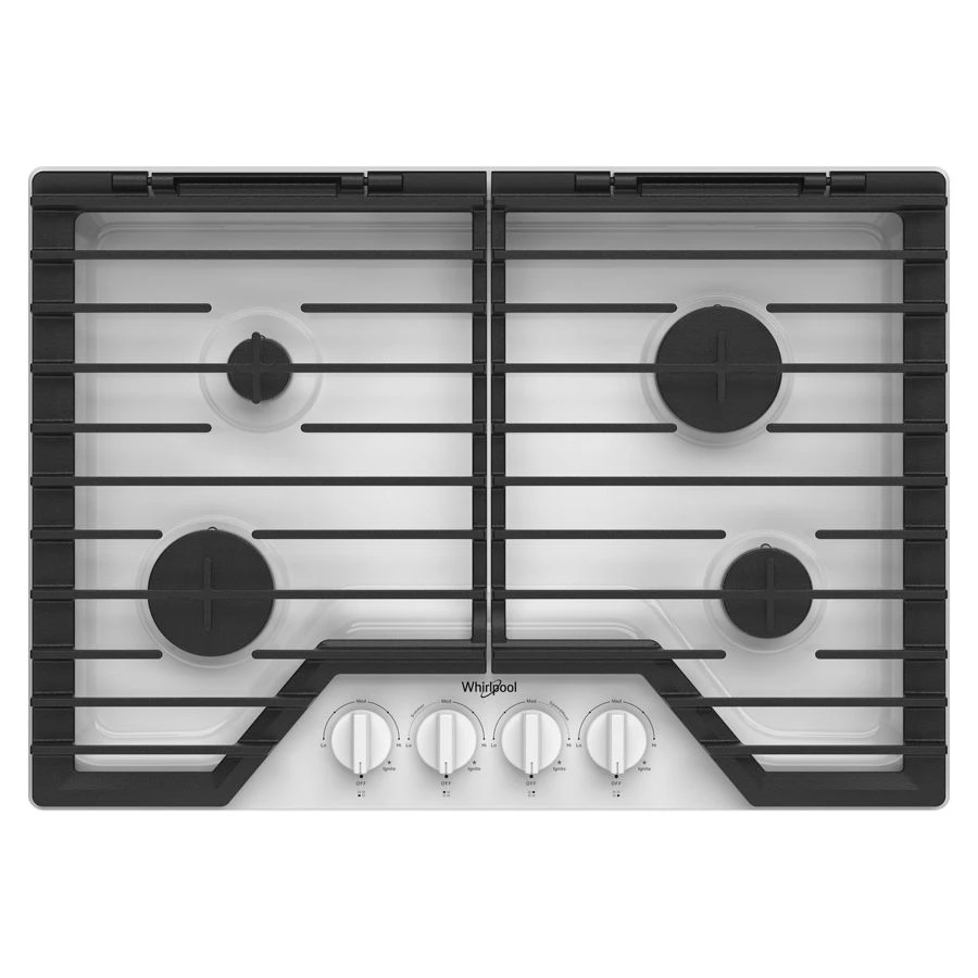 30-inch Gas Cooktop with EZ-2-Lift™ Hinged Cast-Iron Grates WCGK5030PV