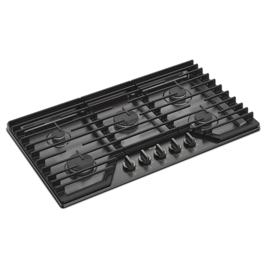 36-inch Gas Cooktop with EZ-2-Lift™ Hinged Cast-Iron Grates WCGK5036PV