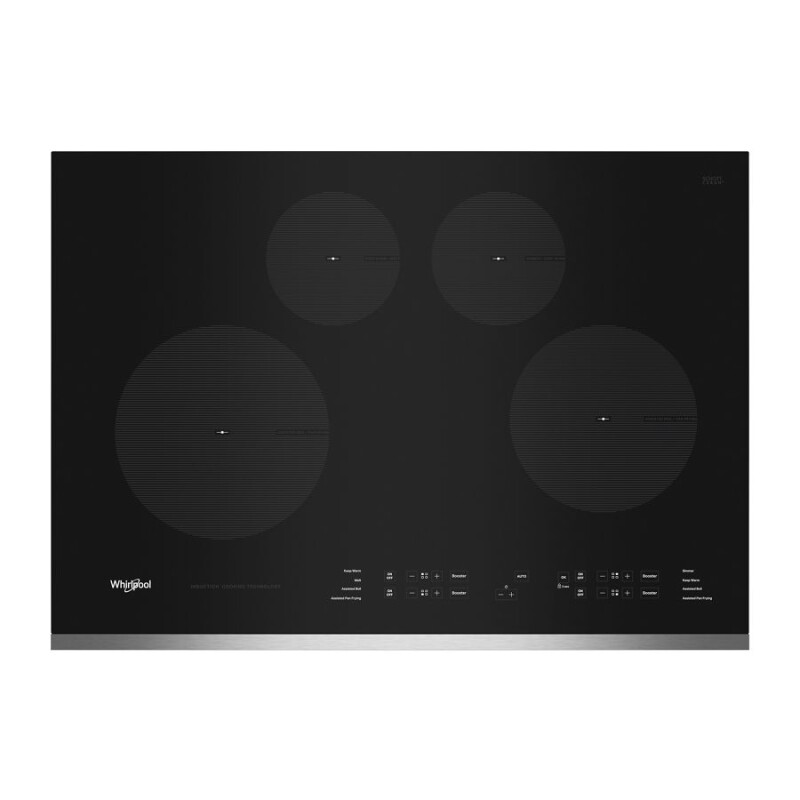 Whirlpool 30-Inch Induction Cooktop Stainless Steel Trim WCI55US0JS Picture 1
