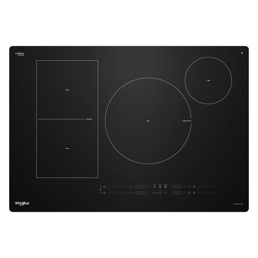 30" Intelligent Induction Cooktop with Temp Cook™ Technology and WipeClean™ Coating WCIT7530SB