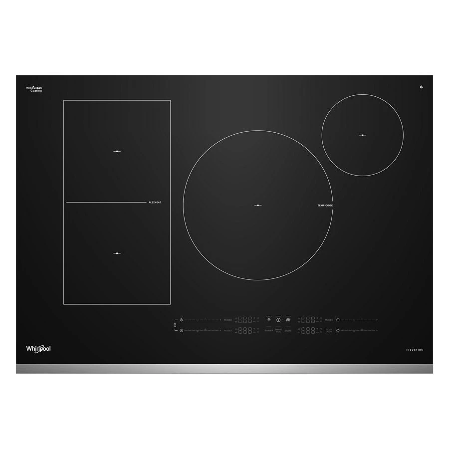 30" Intelligent Induction Cooktop with Temp Cook™ Technology and WipeClean™ Coating WCIT7530SB