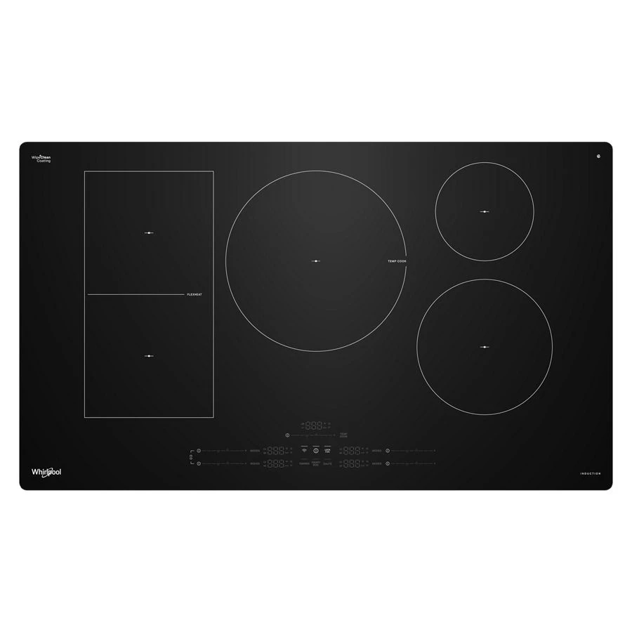 36" Intelligent Induction Cooktop with Temp Cook™ Technology and WipeClean™ Coating WCIT7536SB