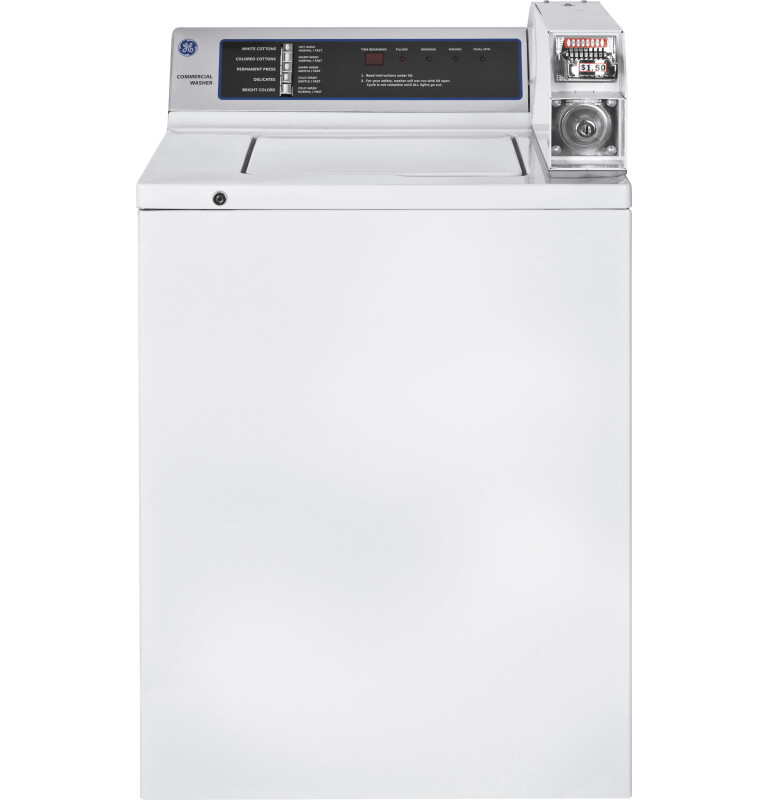 3.5 Cu. Ft. Capacity Coin-Operated Washer with Stainless Steel Basket WCRD2050JWC