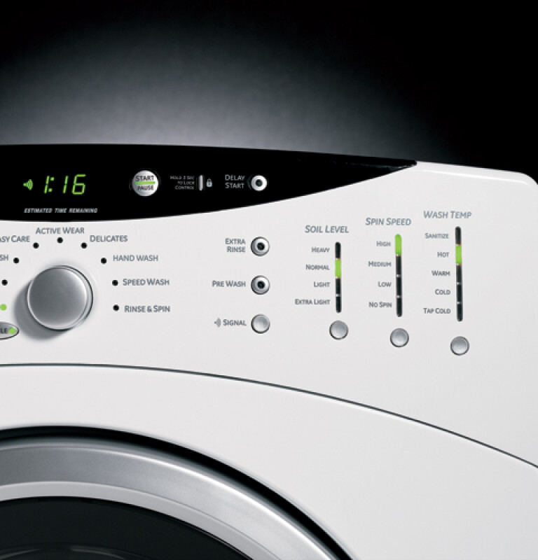 3.7 IEC Cu. Ft. King-size Capacity Frontload Washer with Stainless Steel Basket WCVH6260FWW