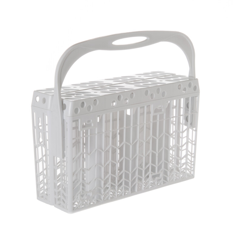 Dishwasher silverware basket, dual with handle WD28X10152