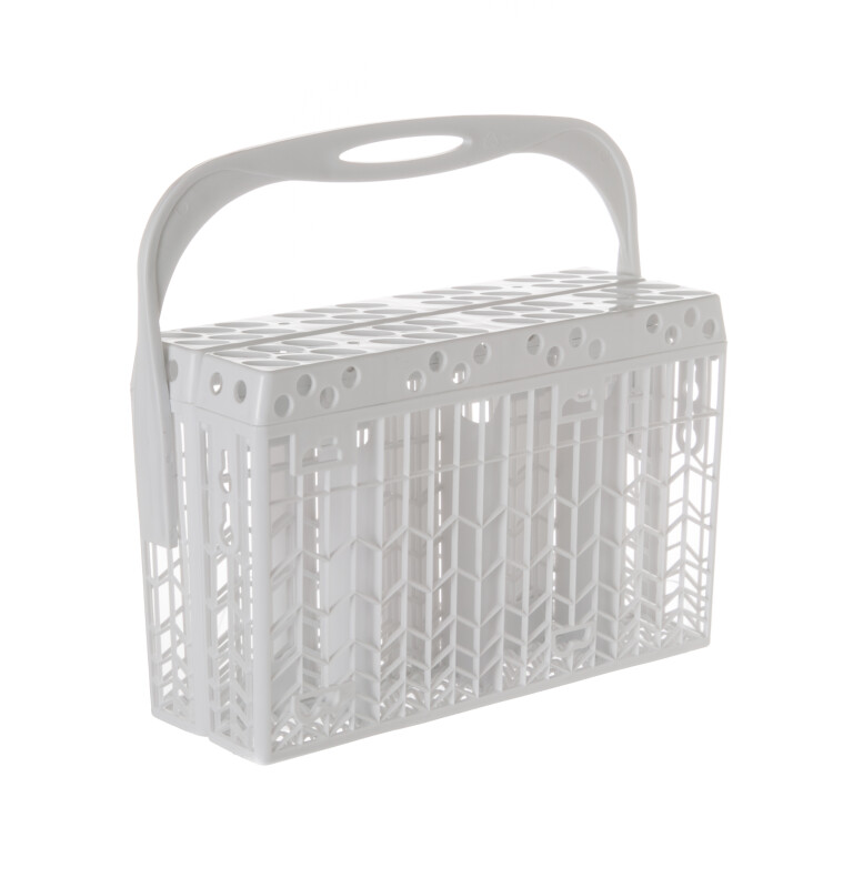Dishwasher silverware basket, dual with handle WD28X10152