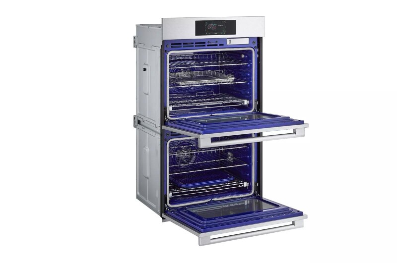 9.4 cu. ft. Smart InstaView® Electric Double Built-In Wall Oven with Air Fry & Steam Sous Vide WDES9428F