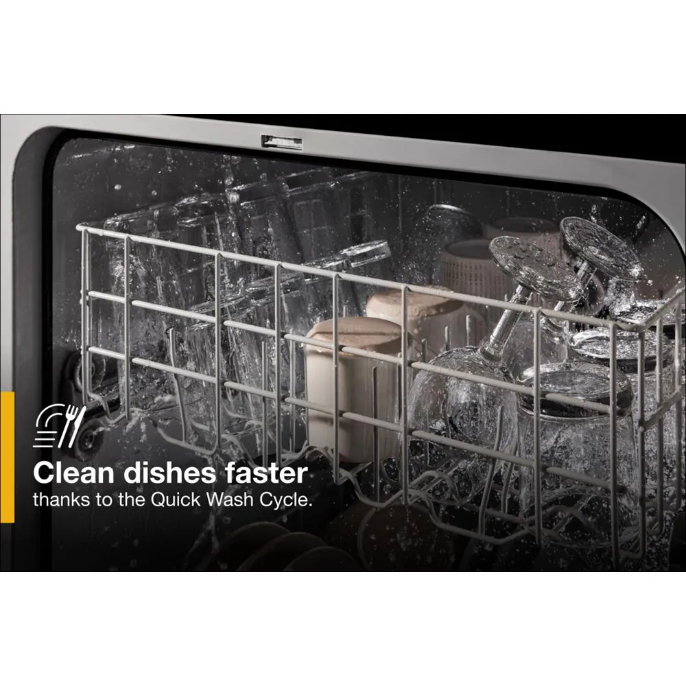 Quiet Dishwasher with Boost Cycle WDF341PAPB