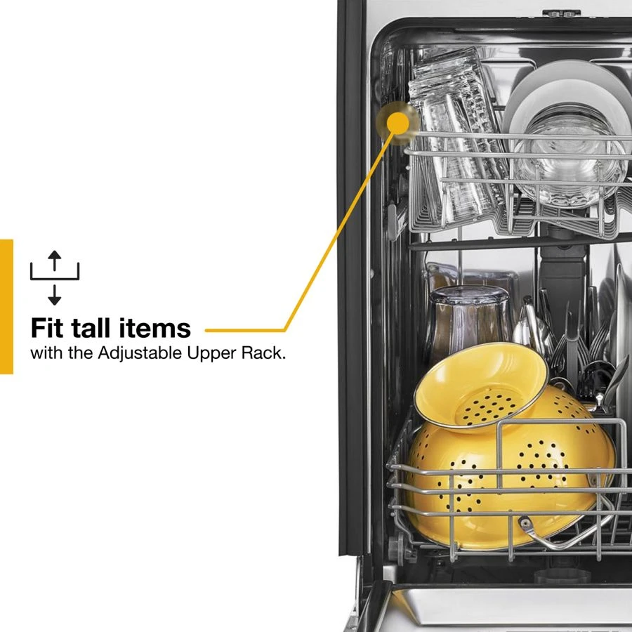 Small-Space Compact Dishwasher with Stainless Steel Tub WDF518SAHM