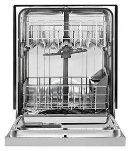 Stainless steel dishwasher with 1-Hour Wash cycle WDF560SAFM