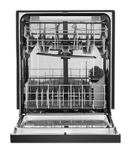 Stainless steel dishwasher with third level rack WDF590SAJB