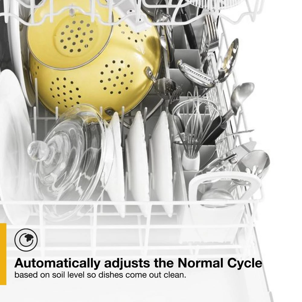 Heavy-Duty Dishwasher with 1-Hour Wash Cycle WDP370PAHB