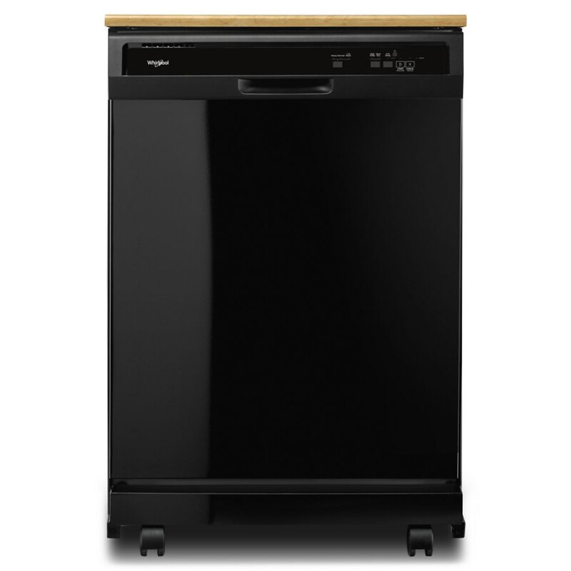 Whirlpool Heavy-Duty Dishwasher with 1-Hour Wash Cycle Black WDP370PAHB Picture 1