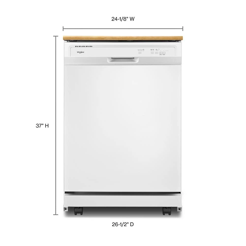 Heavy-Duty Dishwasher with 1-Hour Wash Cycle WDP370PAHW