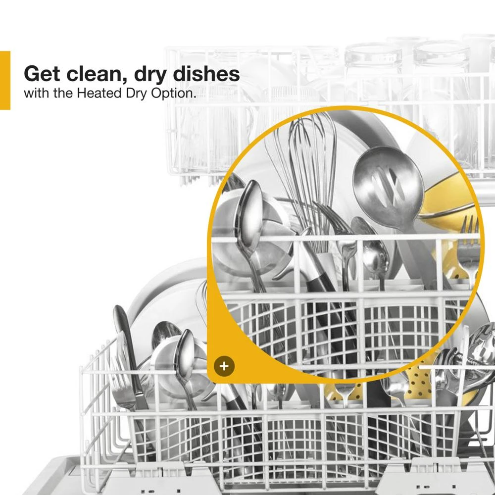 Heavy-Duty Dishwasher with 1-Hour Wash Cycle WDP370PAHW