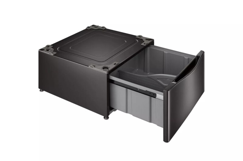 Laundry Pedestal – Black Steel WDP4B