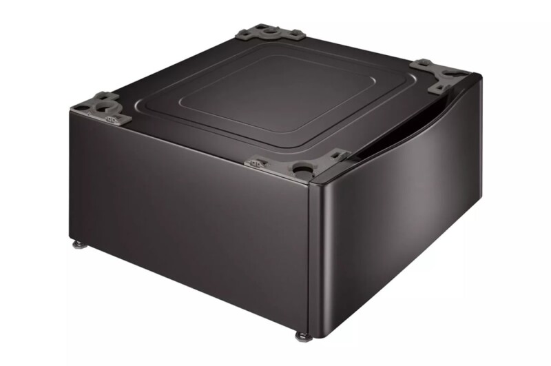 Laundry Pedestal – Black Steel WDP4B