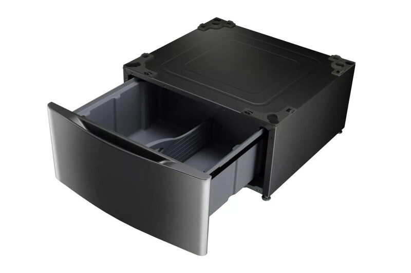 Laundry Pedestal – Black Stainless Steel WDP4K