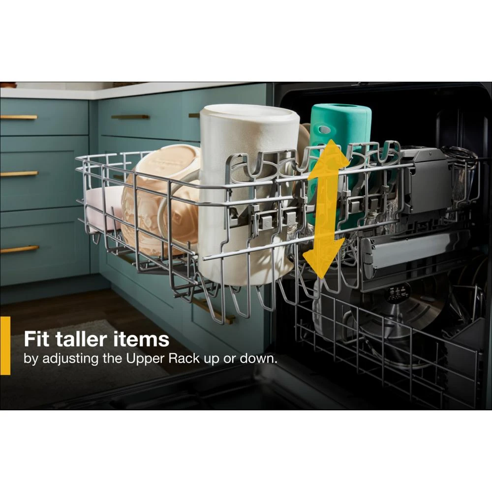 Quiet Dishwasher with Adjustable Upper Rack WDP560HAMZ