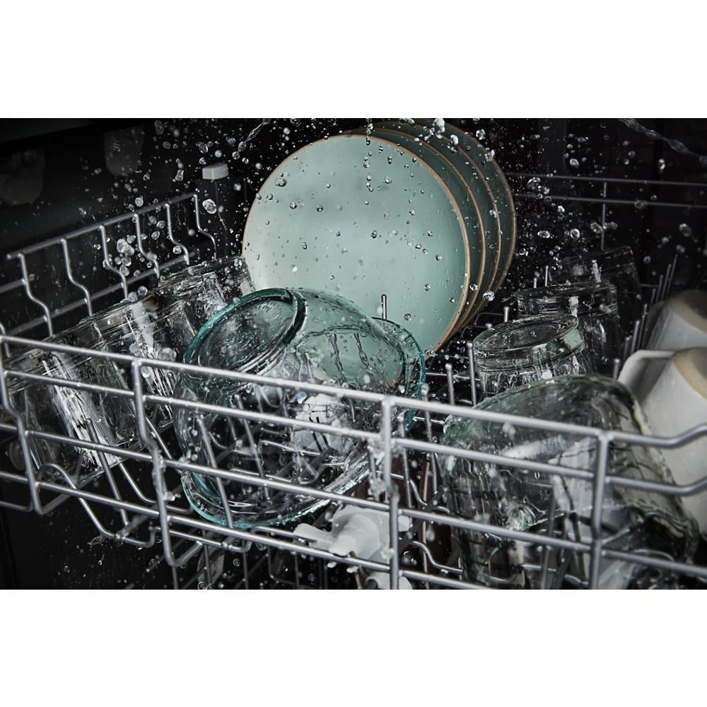 Quiet Dishwasher with 3rd Rack and Pocket Handle WDP730HAMZ