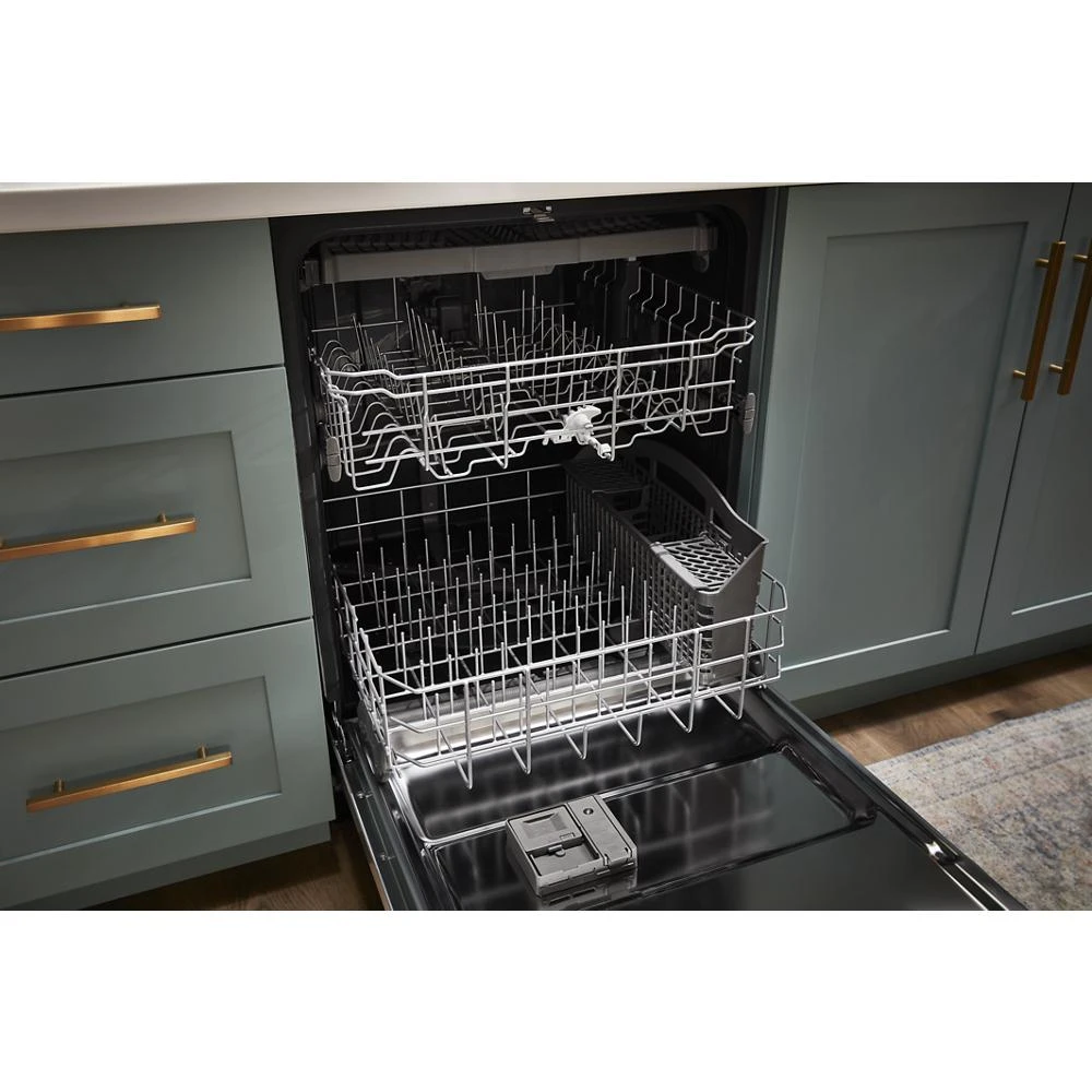 Quiet Dishwasher with 3rd Rack and Pocket Handle WDP730HAMZ