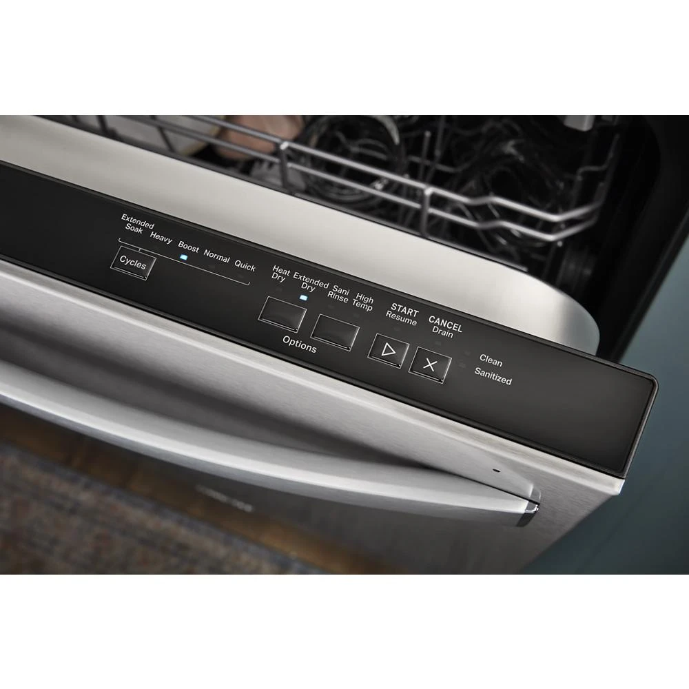 Quiet Dishwasher with 3rd Rack and Pocket Handle WDP730HAMZ