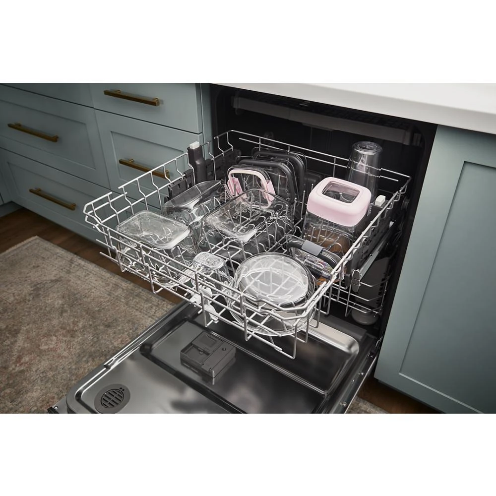 Quiet Dishwasher with 3rd Rack and Pocket Handle WDP730HAMZ