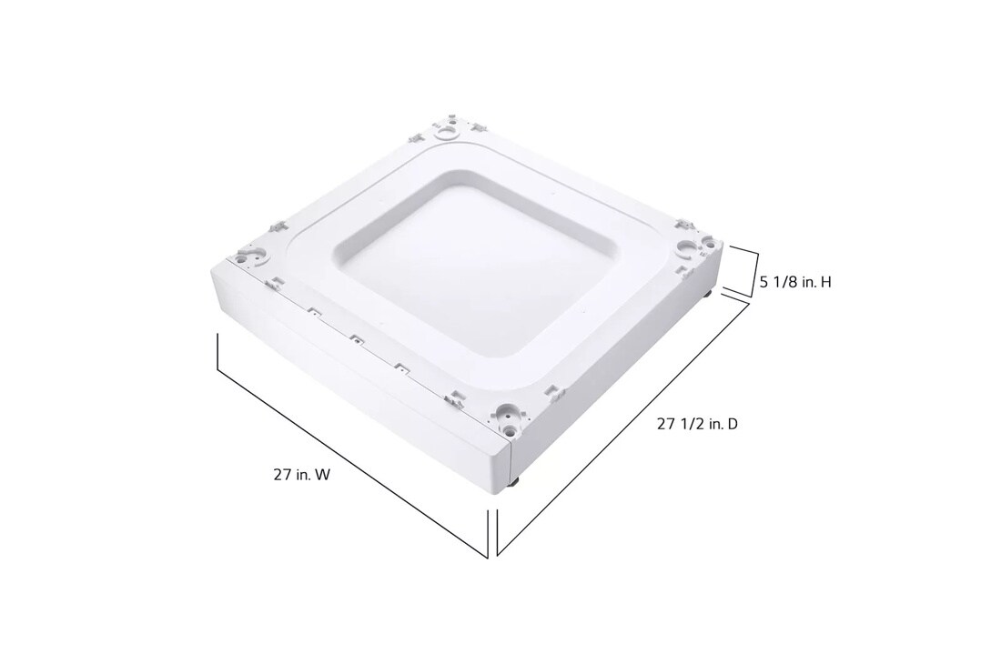 ADA Compliant Laundry Pedestal Riser WDPS2W