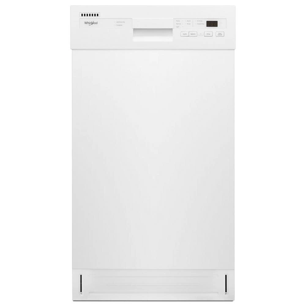 Small-Space Compact Dishwasher with Stainless Steel Tub WDPS5118PW