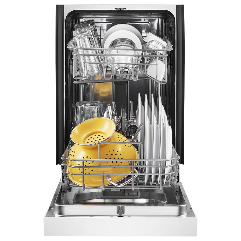 Small-Space Compact Dishwasher with Stainless Steel Tub WDPS5118PW