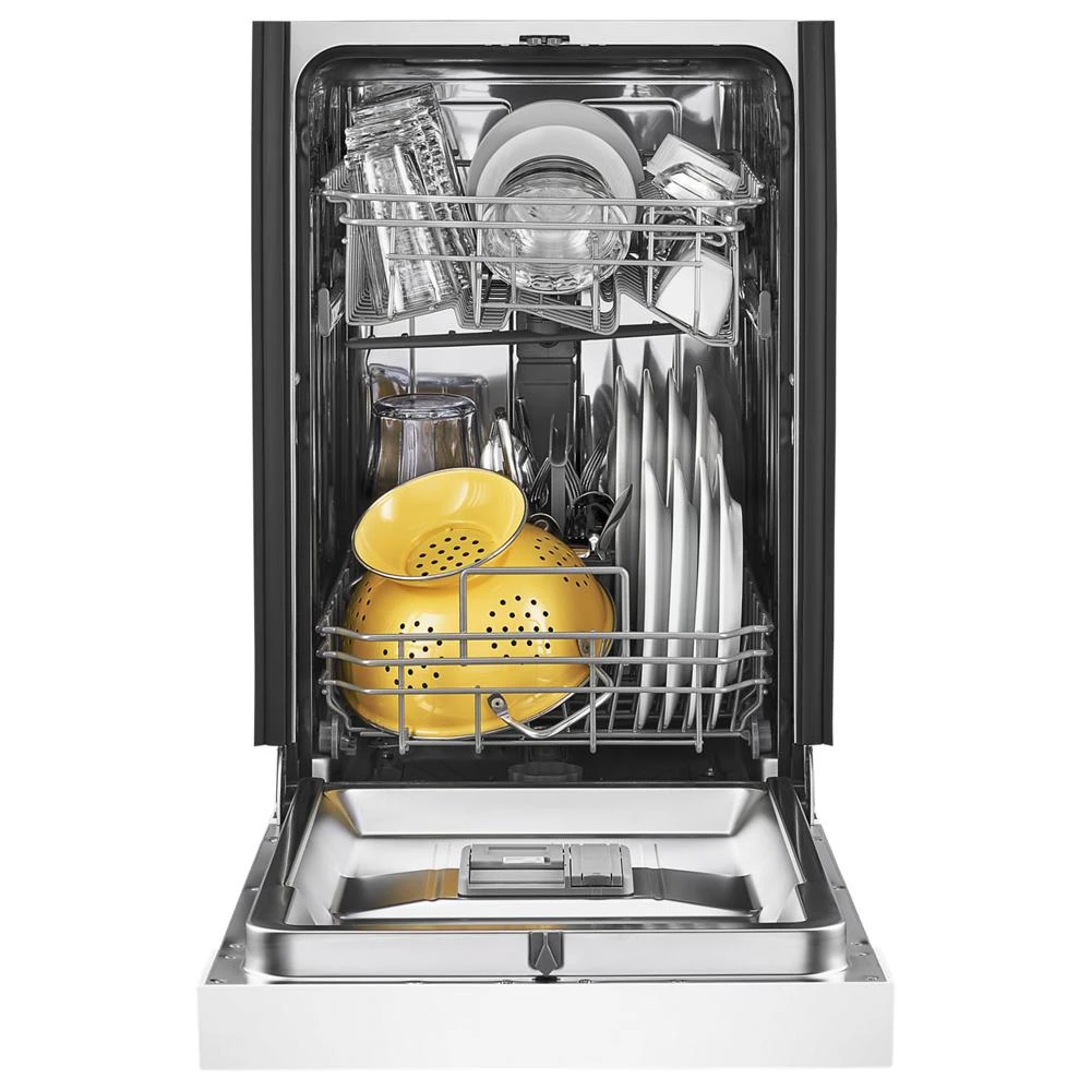 Small-Space Compact Dishwasher with Stainless Steel Tub WDPS5118PW