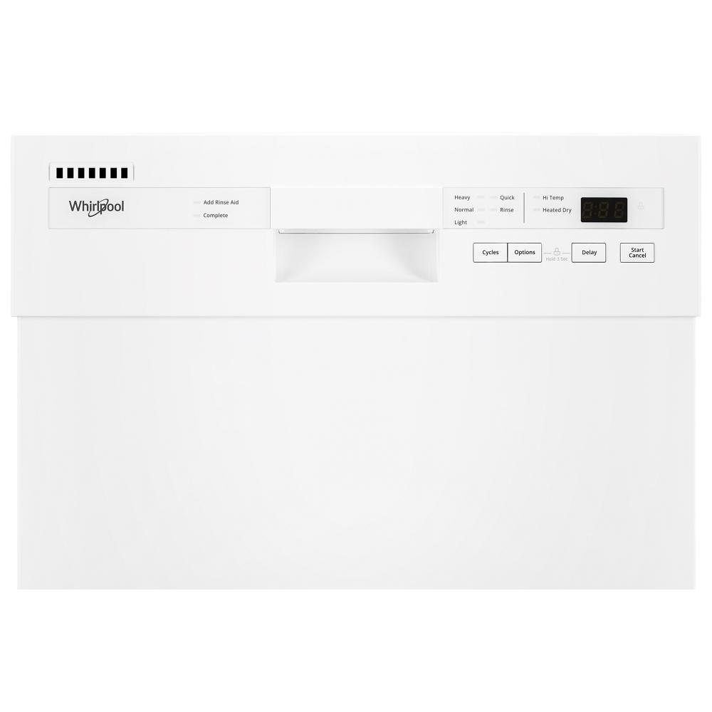 Small-Space Compact Dishwasher with Stainless Steel Tub WDPS5118PW
