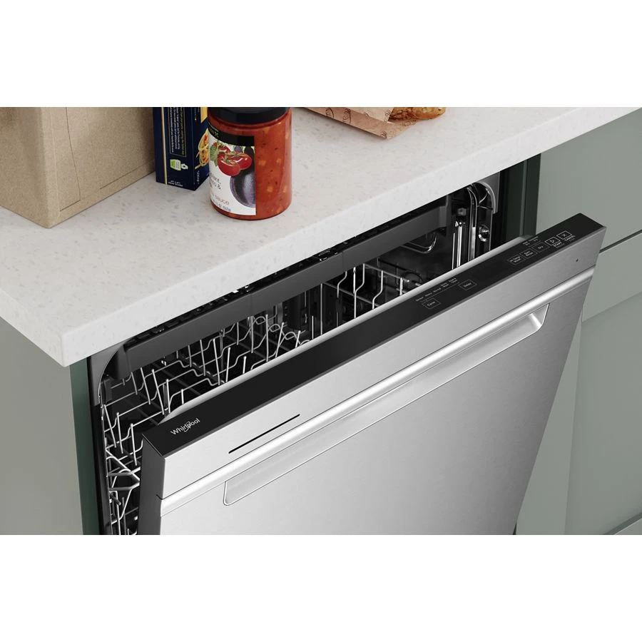 Eco Series Quiet Dishwasher with a washing 3rd Rack & Water Repellent Silverware Basket WDPS7024RZ