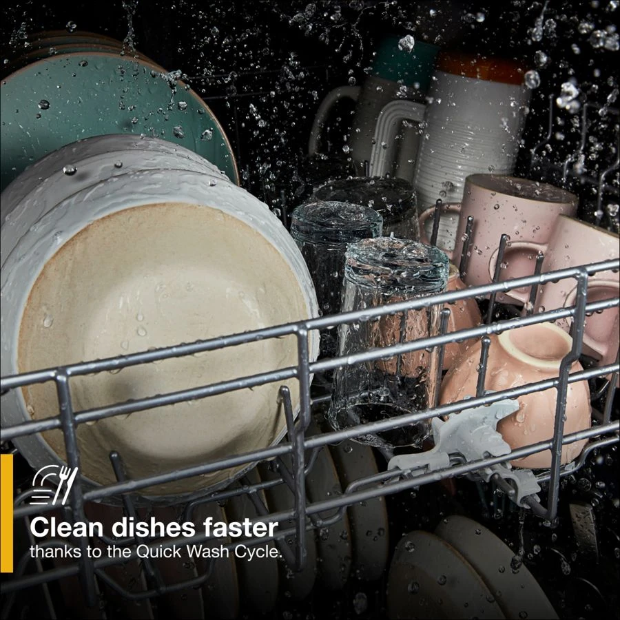 Quiet Dishwasher with Boost Cycle and Extended Soak Cycle WDT531HAPM