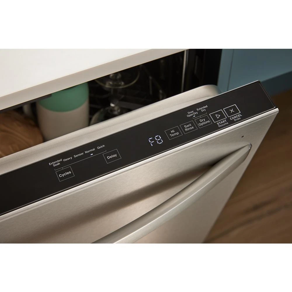 44 dBA ADA Compliant Dishwasher Flush with Cabinets with 3rd Rack WDT550SAPB