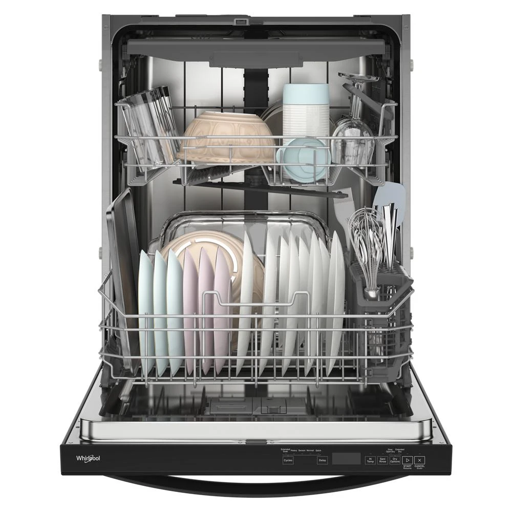 44 dBA ADA Compliant Dishwasher Flush with Cabinets with 3rd Rack WDT550SAPB