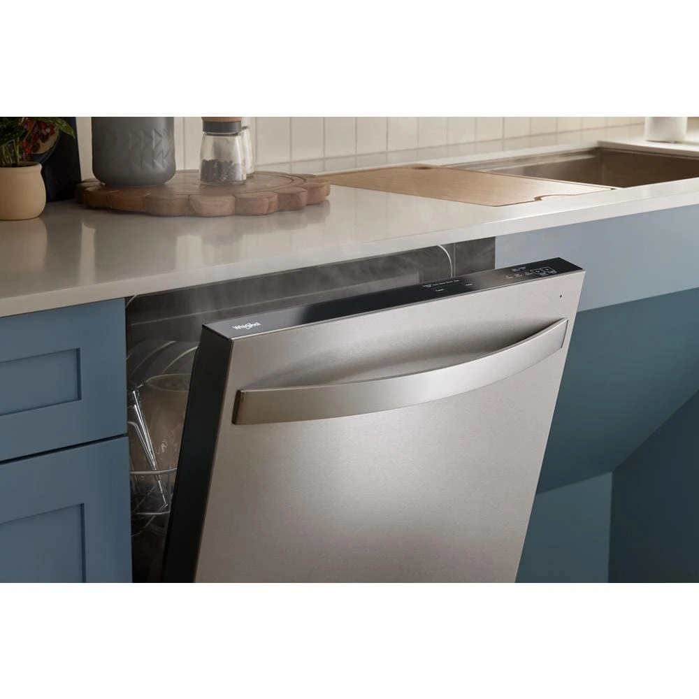 44 dBA ADA Compliant Dishwasher Flush with Cabinets with 3rd Rack WDT550SAPB