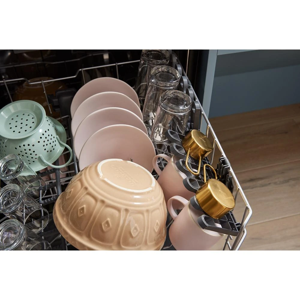 44 dBA ADA Compliant Dishwasher Flush with Cabinets with 3rd Rack WDT550SAPB