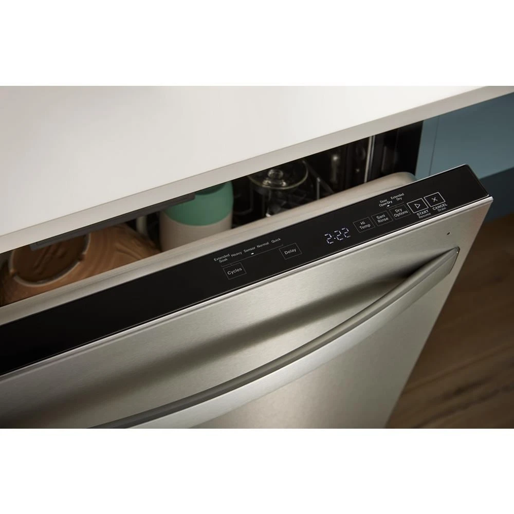 44 dBA ADA Compliant Dishwasher Flush with Cabinets with 3rd Rack WDT550SAPB