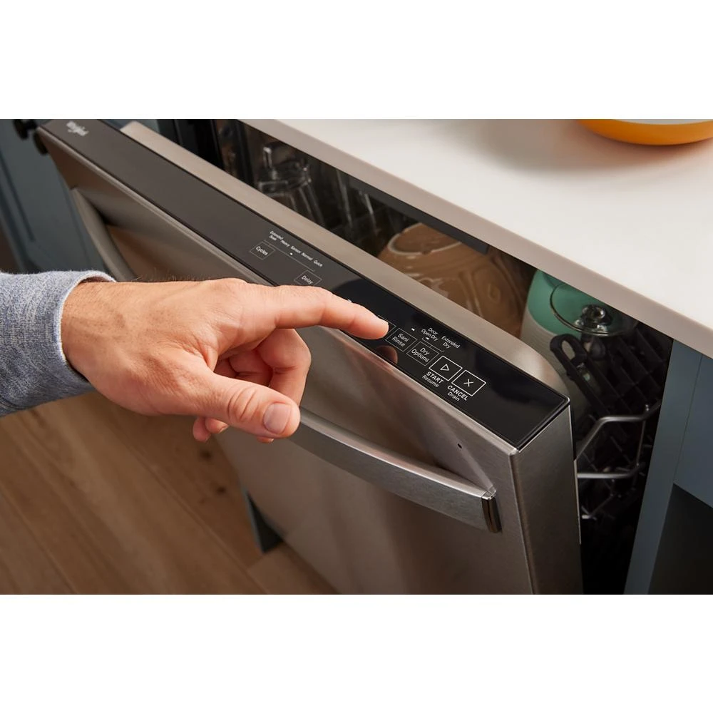 44 dBA ADA Compliant Dishwasher Flush with Cabinets with 3rd Rack WDT550SAPB