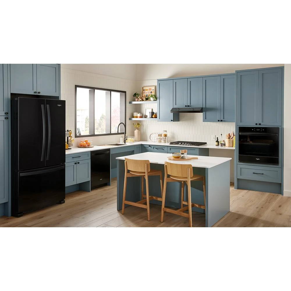 44 dBA ADA Compliant Dishwasher Flush with Cabinets with 3rd Rack WDT550SAPB