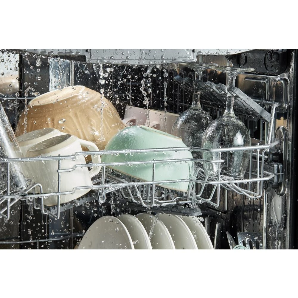 44 dBA ADA Compliant Dishwasher Flush with Cabinets with 3rd Rack WDT550SAPB