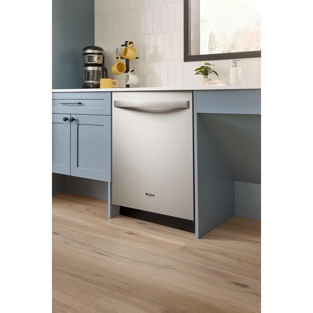 44 dBA ADA Compliant Dishwasher Flush with Cabinets with 3rd Rack WDT550SAPB